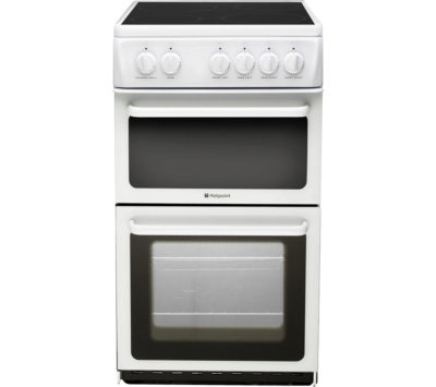 HOTPOINT HAE51PS Electric Ceramic Cooker - White HOTPOINT HAE51PS Electric Ceramic Cooker - White